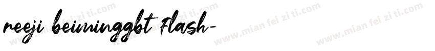 reeji beiminggbt flash字体转换